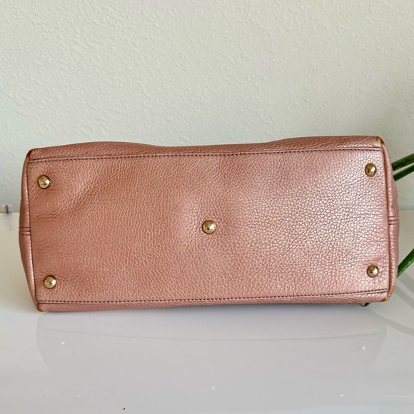 GUCCI SOHO ☆ Rose Gold Metallic Pebbled Calfskin ☆ Japan Exclusive ☆ W/Strap ☆ - Picture 13 of 14
